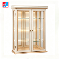 Vitrine de présentation sur pied prête à être expédiée avec éclairage LED pour parfums et objets de collection