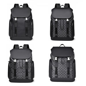 Vintage lüks tasarımcı dizüstü sırt çantası lise kolej seyahat için su geçirmez dış çerçeve-yönetici tarzı - Product Image 2