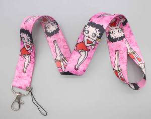 贝蒂·博普红色黑色心形吻钥匙扣挂绳文件架适合工作家庭教师学生儿童礼物 - Product Image 5