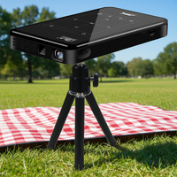 Projecteur DLP OEM 4K 8 Go Android 14 P09 100 ANSI Lumens Batterie 5000 mAh Haut-parleur HiFi intégré Mise au point manuelle Vidéo Home Cinéma