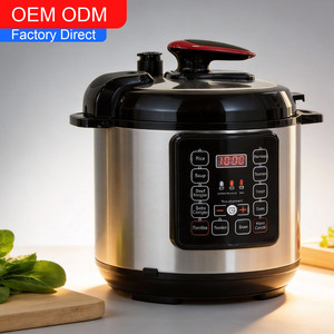 <span class=keywords><strong>Olla</strong></span> <span class=keywords><strong>a</strong></span> Presión Eléctrica Industrial de 5L y 12 <span class=keywords><strong>Litros</strong></span> de Gran Capacidad de Acero Inoxidable para Cocción Intensiva - Product Image 1