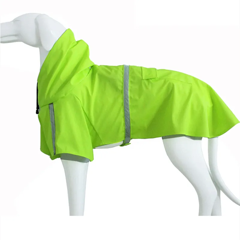 Online Hot Sell In Stock Wholesale Waterproof Puppy Costume Reflective Pet Raincoat Clothes Dog Jumpsuit Rain Coat Jackets