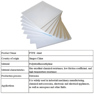 صفائح <span class=keywords><strong>PTFE</strong></span> بيضاء قابلة للتخصيص من كيجينغ بسمك 10 مم مع خدمة القطع المتاحة حاصلة على شهادة ISO9001 - Product Image 2
