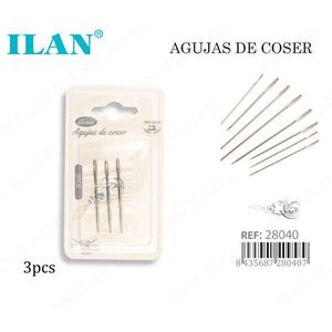 Aghi da cucito Ilan 3 pezzi morbidi per cucito a mano - Product Image 1