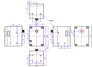 Half Duplex không đồng bộ nối tiếp thông tin liên lạc 12V không chổi than RC servo Motor Drone <span class=keywords><strong>Robot</strong></span> Kit sở thích 80kg RS485 cánh tay <span class=keywords><strong>robot</strong></span> - Product Image 3