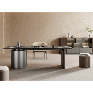 Modern PU Leather Ottoman Circle Vanity Make up Stool <strong>Mid</strong> <strong>Century</strong> <strong>Footstool</strong> Cover Round Stools Sofa Stool Ottoman - Product Image 3