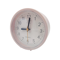 Réveil de chevet analogique à quartz traditionnel avec affichage à aiguilles, en métal rond, double cloche, pour enfants