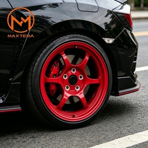 Jantes de voiture de tourisme Maxtera forgées sur mesure de style Advav <span class=keywords><strong>R6</strong></span> rouges pour Civic TypeR WRX STI GR86 <span class=keywords><strong>Golf</strong></span> BMW M2 M3 M4 Mustang, jantes en alliage - Product Image 6