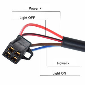 7/8 "22 מ" מ האופנוע הימני האופנוע "כפתור לחיצה להתחיל להרוג מתג 12v אופנוע - Product Image 6