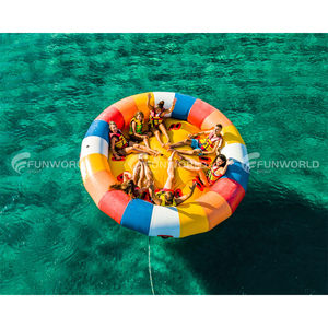 Fou UFO Gonflable Remorquable Sports Nautiques Rotatif Volant Gonflable Disco Bateau - Product Image 2