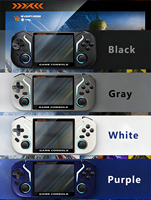 Console de jeu portable QBUY X95 Pro, écran 3,5 pouces, Android 9, résolution 640x480, batterie 3000 mAh, WiFi, émulateur de jeux rétro classiques