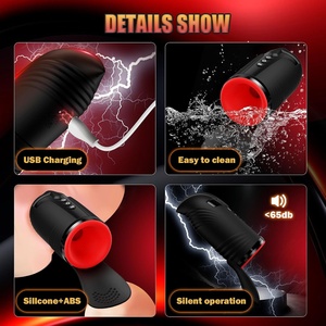 Giocattolo Sessuale Maschile 4-in-1 Aggiornato con 3 Modalità di Rotazione, 5 di Suzione e 10 di Vibrazione, Simulatore Tascabile Senza Mani - Product Image 3