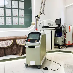 Y tế Nd Yag nhà sử dụng laser Da Thắt chặt máy Q Switch Nd Yag laser Loại bỏ hình xăm 755nm picosecond Laser