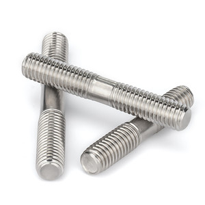 Offre Spéciale Prix Usine Vis à Double Extrémité en Acier Inoxydable 304, Filetées M6-M20, Diverses Tailles Métriques, Vis à Double Extrémité Simples - Product Image 4