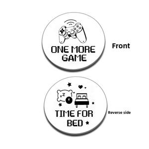 Pendentif « Câlin de Poche » pour relations à <span class=keywords><strong>distance</strong></span>, souvenir en acier inoxydable double face, <span class=keywords><strong>cadeau</strong></span> inspirant avec porte-clés en cuir PU - Product Image 5