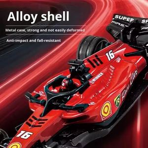 Coche de Carreras F1 a Escala <span class=keywords><strong>1</strong></span>:64, Control Remoto por Aplicación 2.4G, Juguete de Fórmula <span class=keywords><strong>1</strong></span> de Aleación Fundida a Presión, Mini Coche Metálico de Control Remoto - Product Image 4