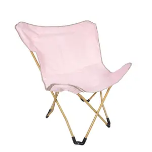 Hitree, высокое качество, складное уличное розовое кресло-бабочка для кемпинга, походов, пляжных путешествий с сумкой для переноски