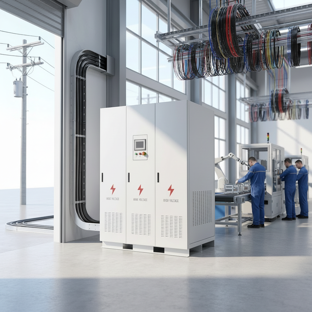 Deming Power 200-500kVA AC Drive Variable Frequency 3 Phase Input/Output 300-1000V 24-800Hz Torque Control IP54 for Motor