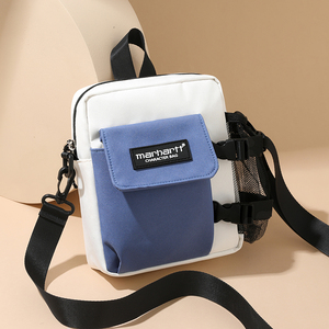 Borsa a Tracolla Casual da <span class=keywords><strong>Uomo</strong></span> alla Moda, Borsa a Spalla di Alta Qualità, Semplice Borsa Quadrata per Telefono in Nylon Impermeabile e Resistente - Product Image 4