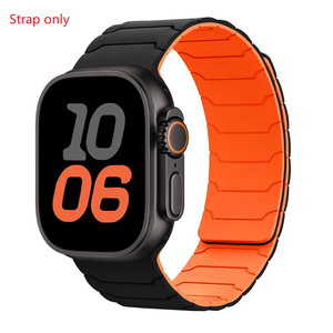 Correa de Silicona para Reloj Apple Watch S 10 11 46mm Ultra 49mm SE 44mm 42mm 38mm, Correa Magnética de Doble Color - Product Image 1