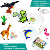 Enfants Offre Spéciale éducatifs 4000 pièces bricolage Perler Hama perles 5mm ensembles Perler perles Kit pour l'artisanat