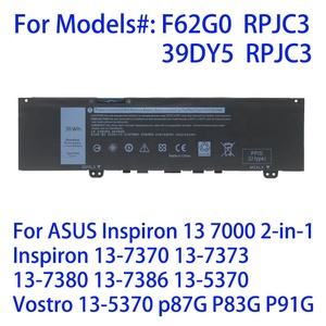Batería de ordenador portátil de calidad OEM <span class=keywords><strong>F62G0</strong></span> para DELL Vostro 13-5370 p87G p83G P91G 11,4 V 38WH - Product Image 2