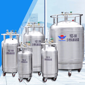 Taux d'évaporation réduit Réservoir d'azote liquide YDZ-300 300L Réservoir d'azote liquide auto-pressurisant Prix du traitement cryogénique - Product Image 3