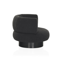 Fauteuil pivotant de salon d'intérieur sur mesure de haute qualité, vente directe usine