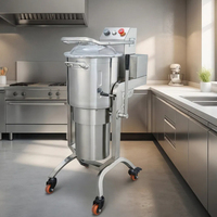 Mélangeur vertical commercial, hachoir alimentaire, machine de 32 L, équipement de traitement de la viande et des légumes, machine professionnelle industrielle