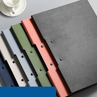 Porte-documents A4 en plastique PP avec logo personnalisé pour fournitures de bureau, menu d'infirmière, restaurant, classeur de rangement avec pinces