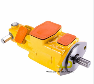 Pompe à carburant hydraulique à palettes 6E6666 pour chargeuse CAT 966E 966F, pièces de rechange moteur - Product Image 1