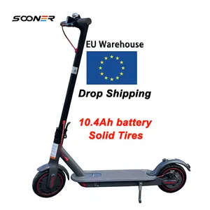 EU UK 10.4Ah M365pro escooter 8.5 ''pneumatico solido 350Watt scooty EU magazzino adulto Mi scooter elettrici