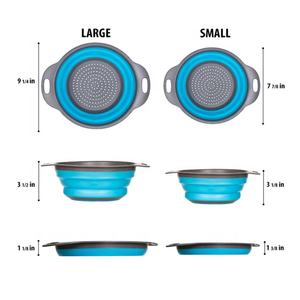 One Piece Available Preço competitivo Popular vendendo plástico Silicone <span class=keywords><strong>Colander</strong></span> dobrável - Product Image 5