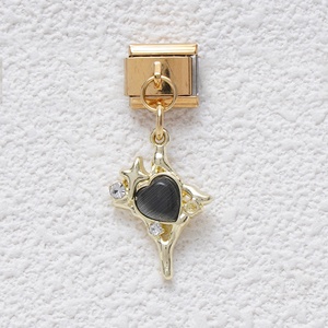 Popular Colgante Italiano Chapado en Oro PVD de 18k, Joyería de Acero Inoxidable al por Mayor, Colgante de Copos de Nieve - Product Image 2