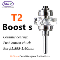 Pièce à main dentaire haute vitesse T2 Boost S avec cartouche à roulement céramique, turbine à air, certifiée CE Classe II pour accessoire