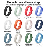 Bracelet de remplacement en silicone Trendybay, respirant avec canaux d'air, sangle de sport avec boucle papillon pour Google Fitbit Air Fitness