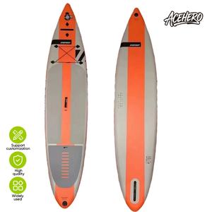 Planche de SUP gonflable portable, écologique et durable, à couleurs contrastées, avec système à 3 ailerons, idéale pour les check-in sur les réseaux sociaux et le camping - Product Image 3