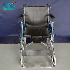 Silla de Ruedas Plegable Estándar de Acero, Silla de Ruedas Manual Ligera para Personas Mayores o con Discapacidad - Product Image 1