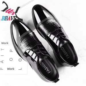 Zapatos Formales de Negocios para Hombre, de PU, Talla Grande, con Cordones, Punta en Pico, Versátiles, Casuales, Transpirables, Duraderos, Resistentes a Impactos, para Primavera - Product Image 1