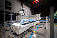 Centro de mecanizado CNC PTP, máquina perforadora automática para muebles de panel, gabinetes, armarios, fresadora, equipo para trabajar la madera