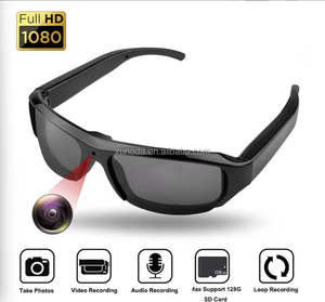 <span class=keywords><strong>Gafas</strong></span> <span class=keywords><strong>de</strong></span> <span class=keywords><strong>Sol</strong></span> Deportivas HD 1080P con Cámara Mini 4K para Grabación <span class=keywords><strong>de</strong></span> Video, Resistentes al Agua e Inteligentes - Product Image 2