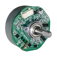 Nouveau moteur de ventilateur BLDC électrique triphasé 24V 2400 tr/min 61MM haute vitesse, mini moteur CC sans balais pour purificateurs d'air ou ventilateurs