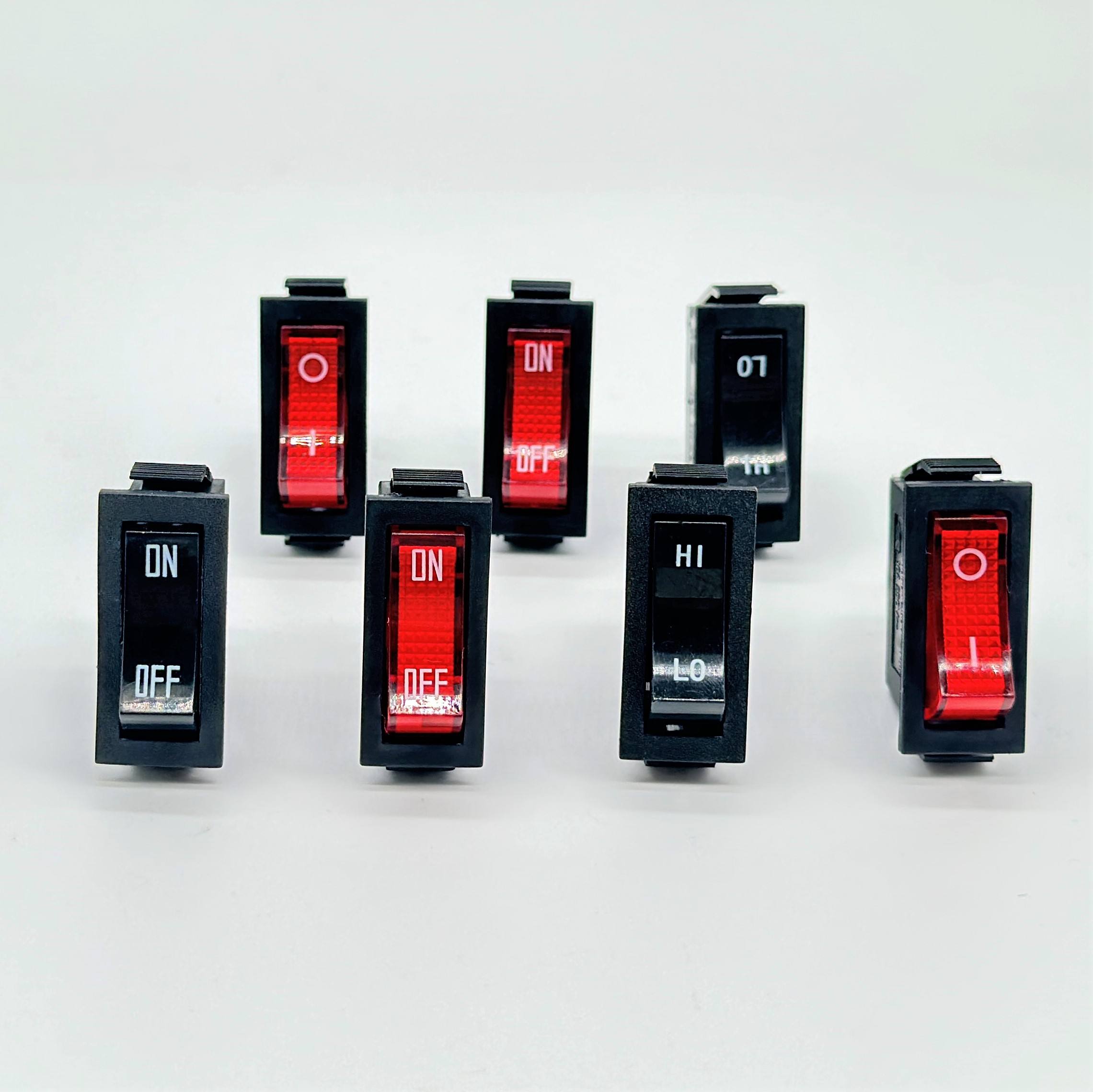 Wholesale Price Cheapest Rocker Switch Rectangle Light Rocker Switch 16A 250V Rocker Switches With Factory Price Discount