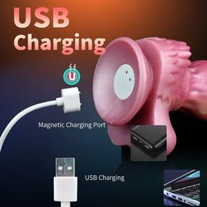 YOCY mainan seks <span class=keywords><strong>Penis</strong></span> anjing <span class=keywords><strong>vibrator</strong></span> simpul besar Masturbator steker Anal 10 mode Dildo getar mainan seks untuk wanita dengan Sucekr - Product Image 5