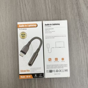 <span class=keywords><strong>Adaptateur</strong></span> de décodage audio pour téléphone portable SX-81, interface L vers interface casque 3,5 mm, silicone durable - Product Image 1
