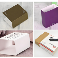 Manchon de boîte de papier de carton de luxe de XJY propre conception imprimée avec la stratification brillante