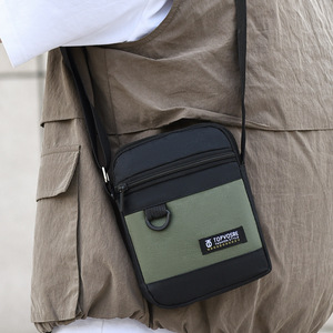 Topvosre Sac de poitrine pour homme, sac à bandoulière Oxford avec fermeture éclair, multifonctionnel, usage quotidien, style décontracté - Product Image 4