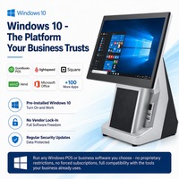 Terminal de caisse tactile Windows 15,6 pouces personnalisable avec processeur Intel i3/i5 et stockage SSD – Système de point de vente direct usine