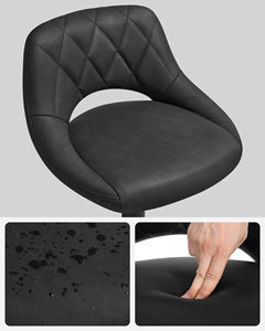 <span class=keywords><strong>SONGMICS</strong></span> Chaises de cuisine avec tabourets de <span class=keywords><strong>bar</strong></span> à structure métallique robuste Lot de 2 chaises de <span class=keywords><strong>bar</strong></span> pivotantes en cuir - Product Image 4