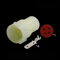 Connecteur étanche 4 broches série DJ70419, fiche scellée anti-poussière pour régulateur de tension et faisceau de câblage de capteur automobile